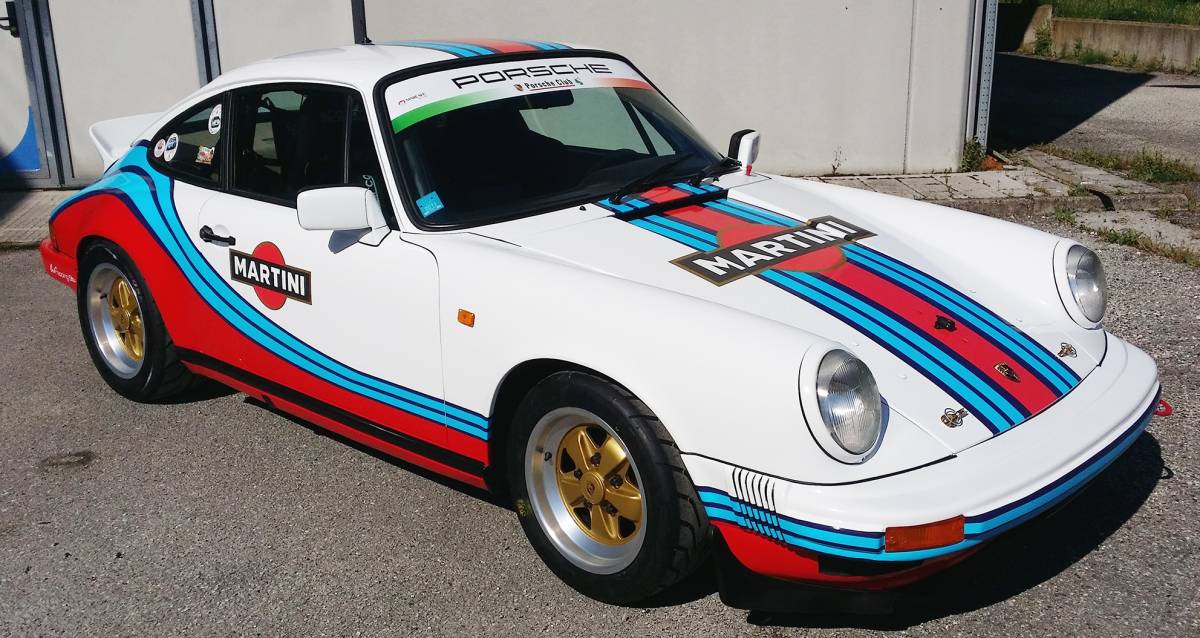 Porsche 911 SC - Car Wrapping replica Martini