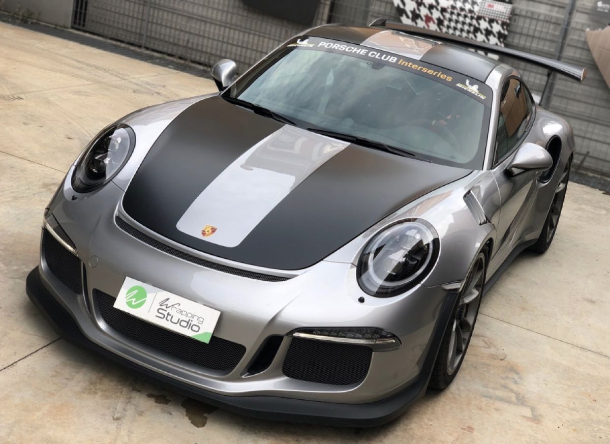 Porsche GT3 RS | Pellicola Auto 3M Nero Opaco