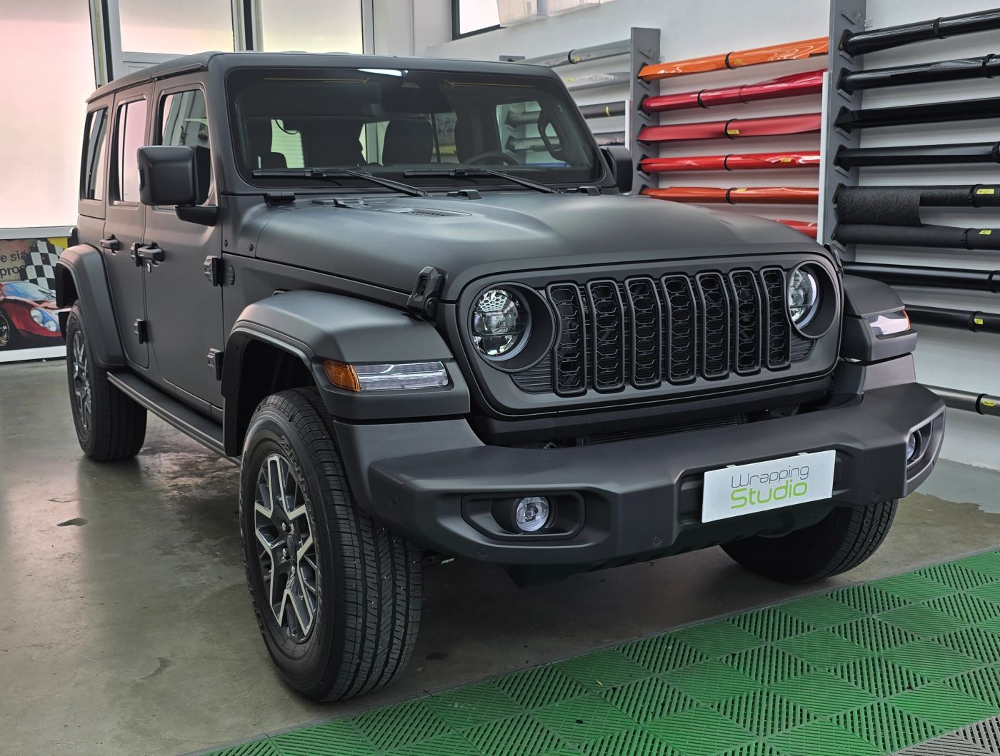Jeep Wrangler Sahara | Wrapping Matte Deep Black