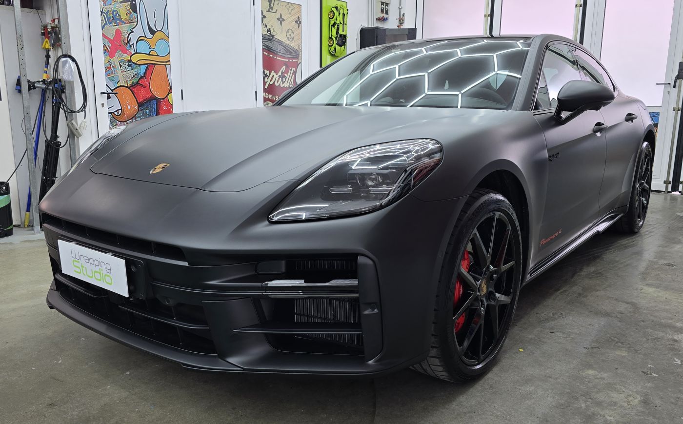 Porsche Panamera 4s | Wrapping Matte Deep Black