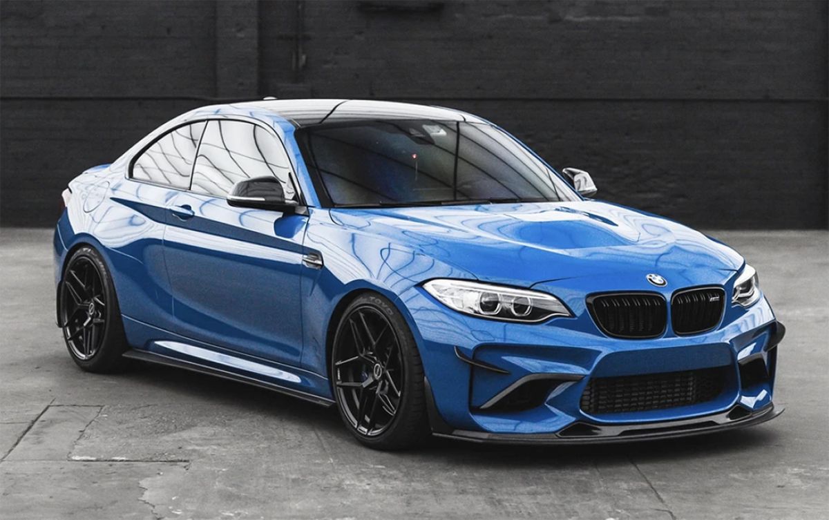 BMW M2 | Wrapping Laguna Blue | Super Gloss Film