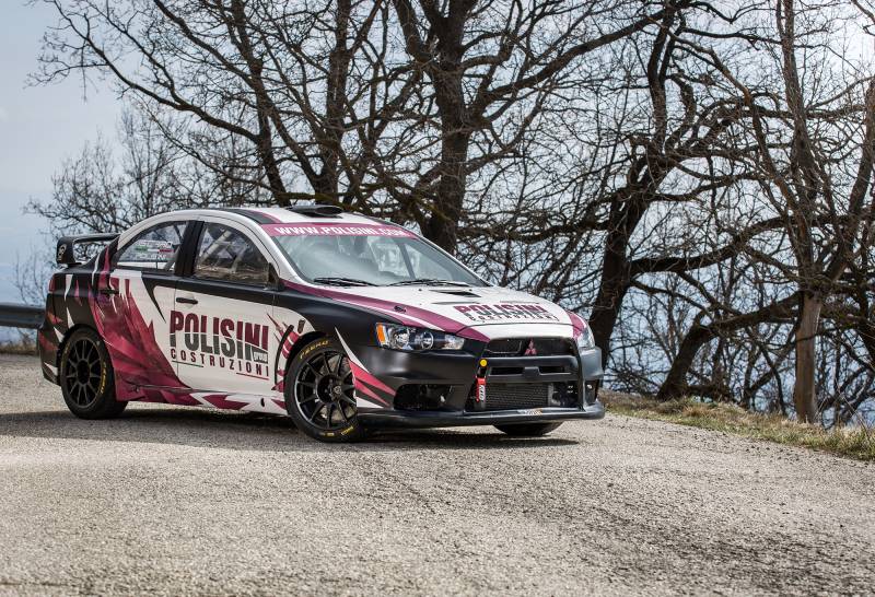 Mitsubishi Lancer Evolution X | Livrea Personalizzata Polisini Group