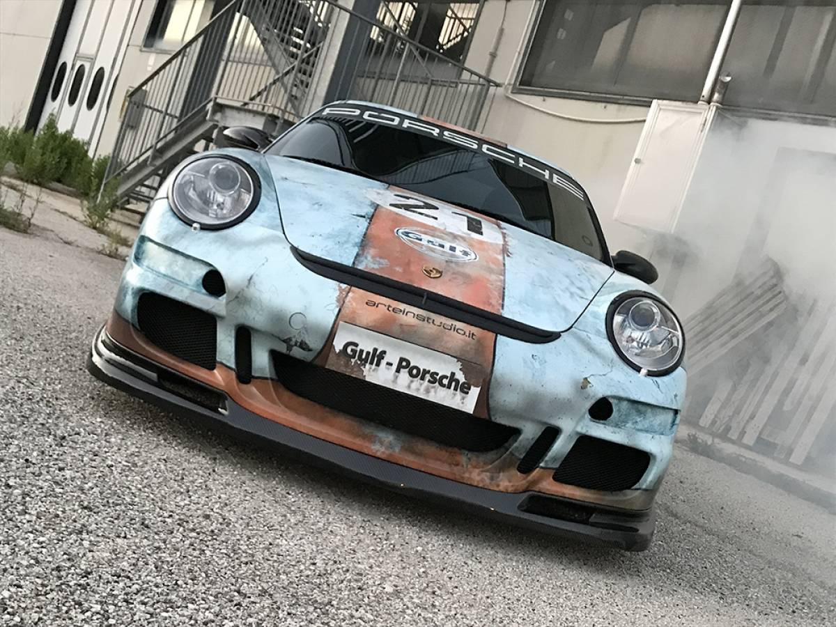 Porsche 997 - Livrea Gulf Effetto Invecchiato