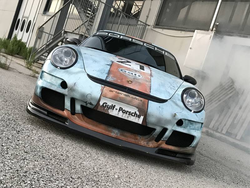 Porsche 997 - Livrea Gulf Effetto Invecchiato