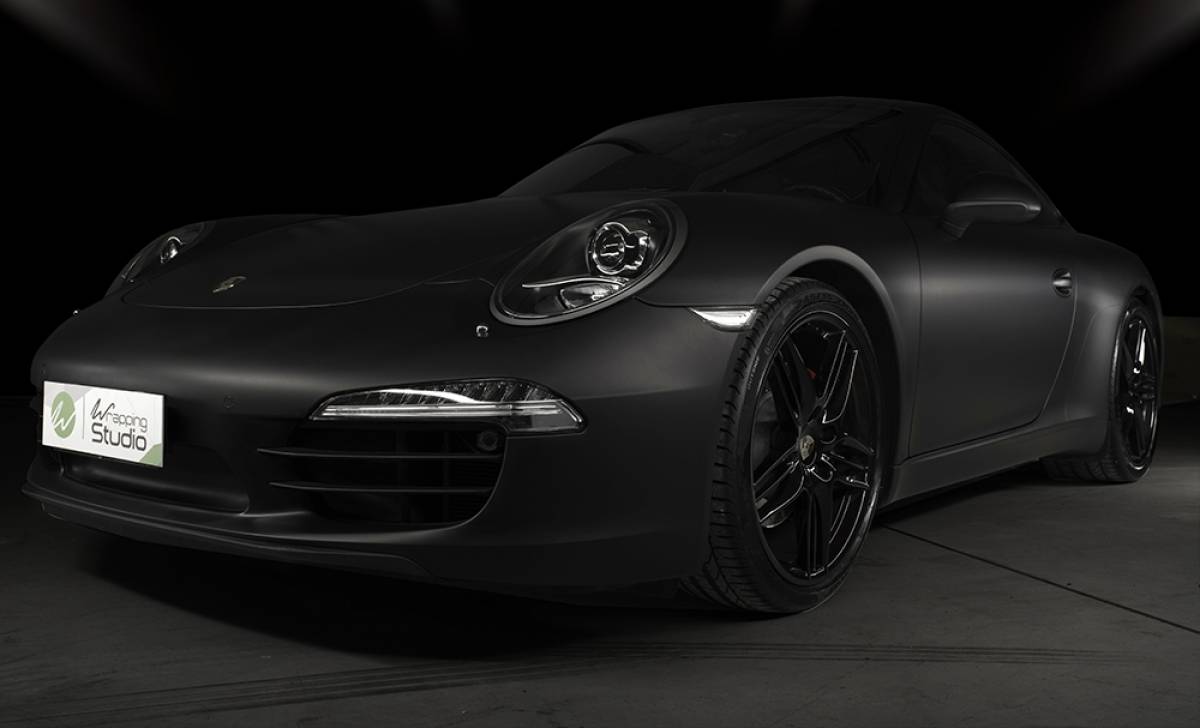 Porsche 911 Carrera S - Pellicola Auto 3M " Nero Opaco "