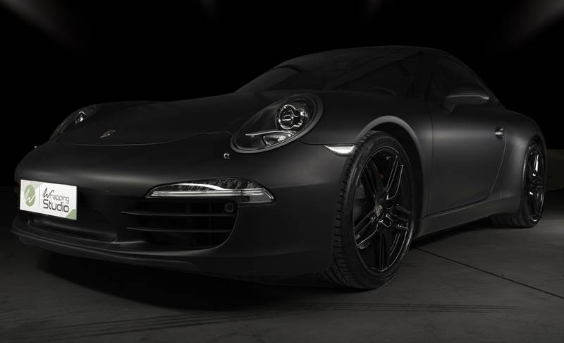 Porsche 911 Carrera S - Pellicola Auto 3M " Nero Opaco "