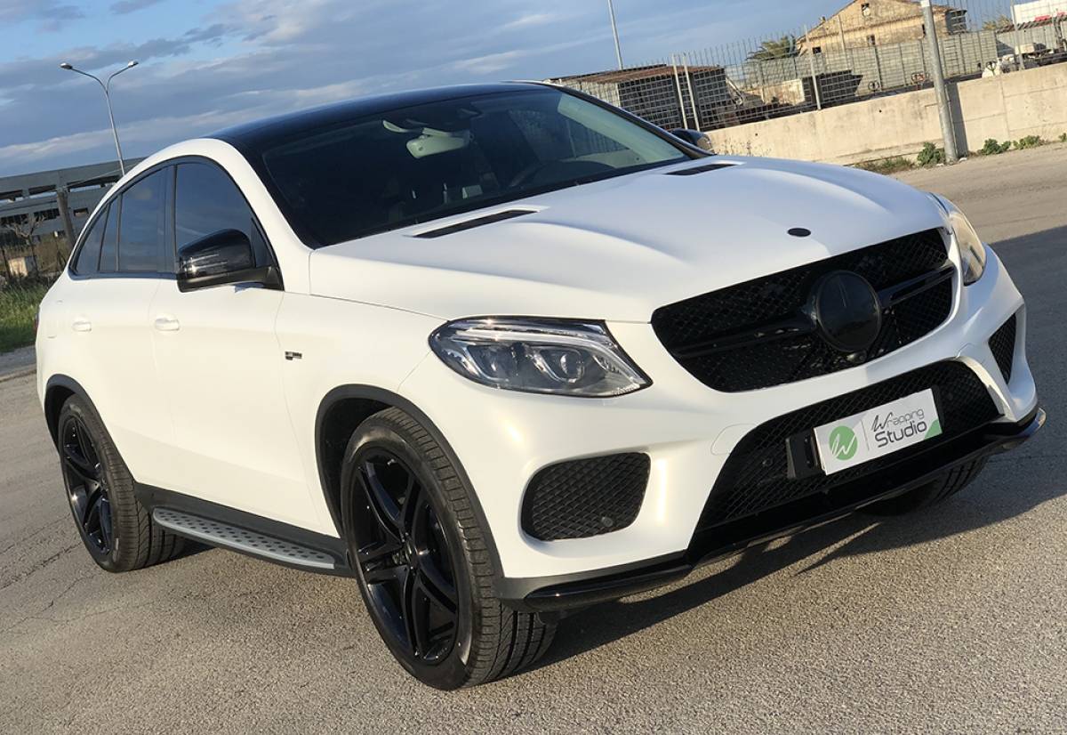 Mercedes GLE 43 AMG - Wrapping 3M Satin Frozen Vanilla